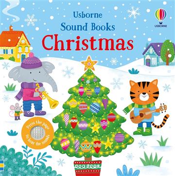 Knjiga Christmas Sound Book autora Usborne izdana 2023 kao tvrdi uvez dostupna u Knjižari Znanje.