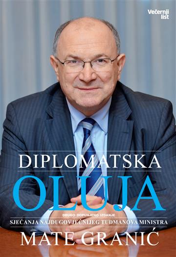 Knjiga Diplomatska oluja – 2. dopunjeno izdanje autora Mate Granić izdana 2022 kao meki uvez dostupna u Knjižari Znanje.
