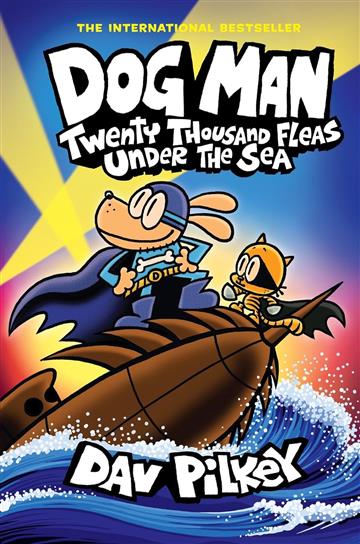 Knjiga Dog Man 11: Twenty Thousand Fleas Under the Sea autora Dav Pilkey izdana 2024 kao meki uvez dostupna u Knjižari Znanje.