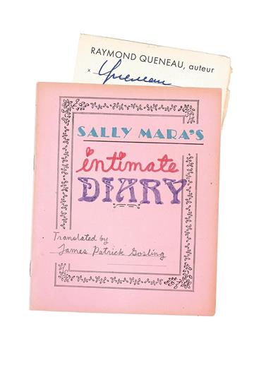 Knjiga Sally Mara's Intimate Diary autora Raymond Queneau izdana 2023 kao meki uvez dostupna u Knjižari Znanje.