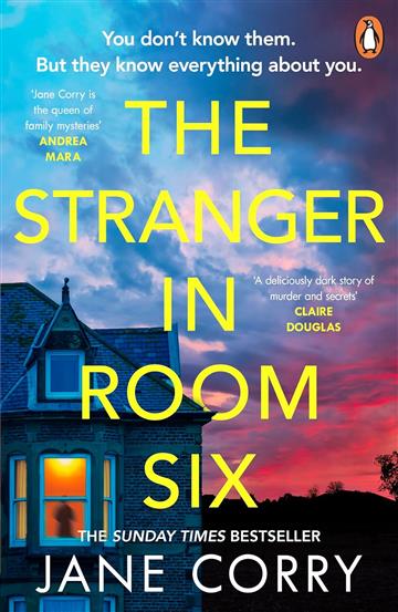 Knjiga Stranger in Room Six autora Jane Corry izdana 2025 kao meki uvez dostupna u Knjižari Znanje.