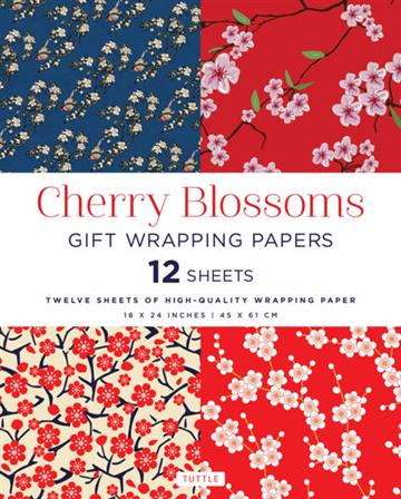 Knjiga Cherry Blossoms Gift Wrapping Papers: 12 Sheets autora Tuttle izdana 2017 kao  dostupna u Knjižari Znanje.