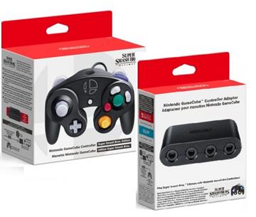 Nintendo GameCube Controller Adapter Switch Super Smash Bros Utimate Edition 045496430863