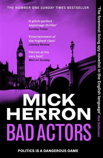Knjiga Bad Actors autora Mick Herron izdana 2023 kao tvrdi uvez dostupna u Knjižari Znanje.