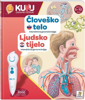 Knjiga Interaktivna knjiga Kuku - Ljudsko tijelo autora KUKU izdana  kao tvrdi uvez dostupna u Knjižari Znanje.