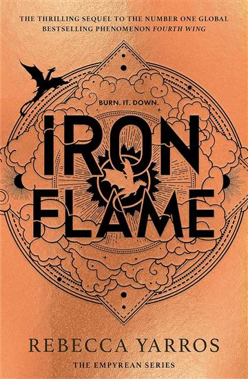 Knjiga Iron Flame autora Rebecca Yarros izdana 2023 kao tvrdi uvez dostupna u Knjižari Znanje.