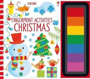 Knjiga Fingerprint Activities Christmas autora Usborne izdana 2017 kao meki uvez dostupna u Knjižari Znanje.