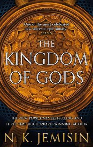 Knjiga Kingdom of Gods autora N. K. Jemisin izdana 2011 kao meki uvez dostupna u Knjižari Znanje.