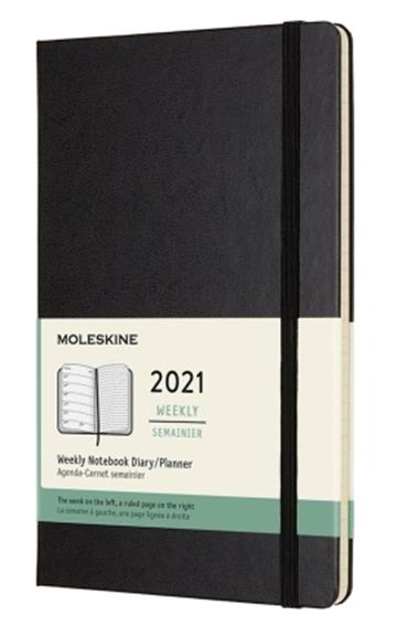 Moleskine 2021 Weekly Large Hardcover Diary: Black 8053853606426