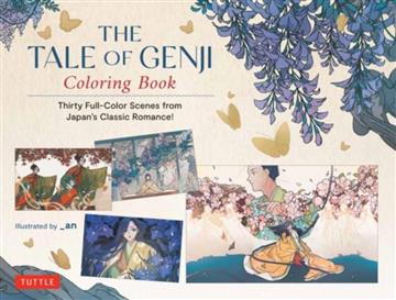 Knjiga Tale of Genji Coloring Book autora Lady Murasaki Shikib izdana 2025 kao meki uvez dostupna u Knjižari Znanje.