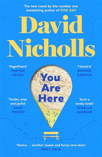 Knjiga You Are Here autora David Nicholls izdana 2024 kao meki uvez dostupna u Knjižari Znanje.