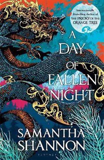 Knjiga A Day of Fallen Night autora Samantha Shannon izdana 2023 kao tvrdi uvez dostupna u Knjižari Znanje.