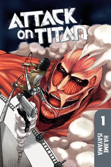 Knjiga Attack on Titan vol. 01 autora Hajime Isayama izdana 2012 kao meki uvez dostupna u Knjižari Znanje.