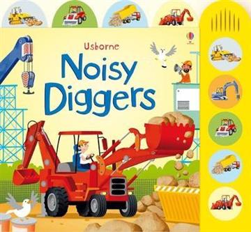 Knjiga Noisy Diggers autora Usborne izdana 2012 kao tvrdi uvez dostupna u Knjižari Znanje.