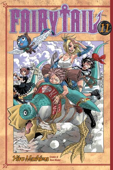Knjiga Fairy Tail, vol. 11 autora Hiro Mashima izdana 2012 kao meki uvez dostupna u Knjižari Znanje.