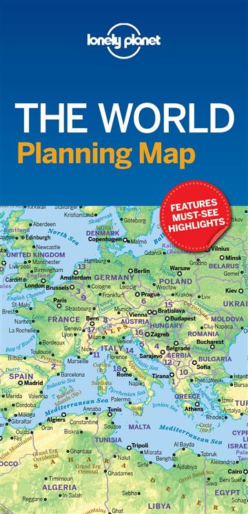 Knjiga Lonely Planet The World Planning Map autora Lonely Planet izdana 2017 kao ostalo dostupna u Knjižari Znanje.