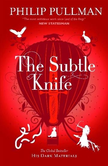 Knjiga The Subtle Knife autora Philip Pullman izdana 2011 kao meki uvez dostupna u Knjižari Znanje.