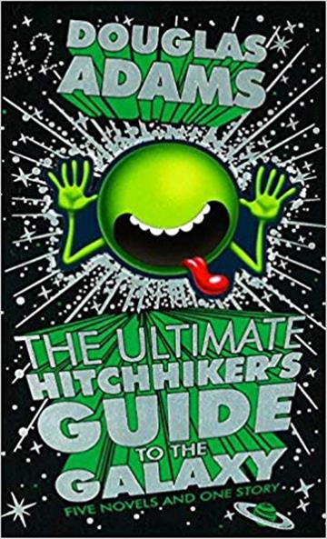 Knjiga Ultimate Hitchhiker's Guide autora Douglas Adams izdana 2018 kao tvrdi uvez dostupna u Knjižari Znanje.
