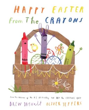 Knjiga Happy Easter from the Crayons autora Oliver Jeffers izdana 2023 kao tvrdi uvez dostupna u Knjižari Znanje.