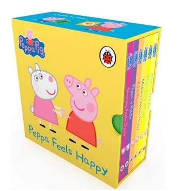 Knjiga Peppa Feels Happy! Slipcase autora Peppa Pig izdana 2022 kao meki uvez dostupna u Knjižari Znanje.
