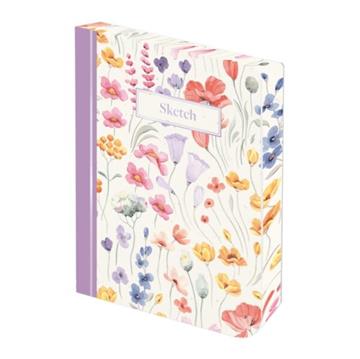 Knjiga Floral Sketch Book (Sprayed-Edge) autora Arcturus izdana 2025 kao meki uvez dostupna u Knjižari Znanje.