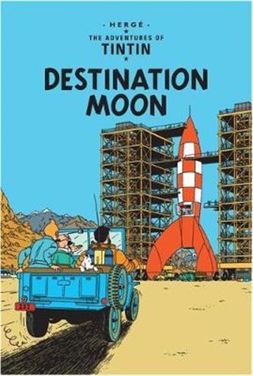 Knjiga Destination Moon autora Herge izdana 2012 kao meki uvez dostupna u Knjižari Znanje.
