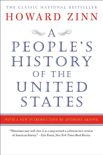 Knjiga A People's History of the United States autora Howard Zinn izdana 2015 kao meki uvez dostupna u Knjižari Znanje.