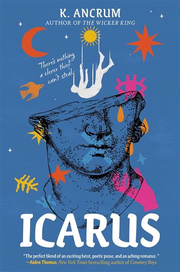 Knjiga Icarus autora K. Ancrum izdana 2025 kao meki uvez dostupna u Knjižari Znanje.
