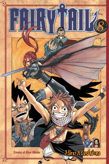 Knjiga Fairy Tail, vol. 08 autora Hiro Mashima izdana 2011 kao meki uvez dostupna u Knjižari Znanje.