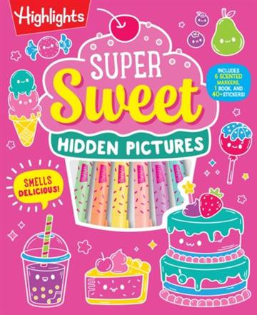Knjiga Super Sweet Hidden Pictures autora Highlights izdana 2026 kao tvrdi uvez dostupna u Knjižari Znanje.