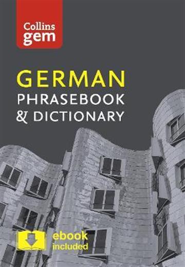 Knjiga German Gem Phrasebook & Dictionary 4E autora Collins izdana 2016 kao meki uvez dostupna u Knjižari Znanje.