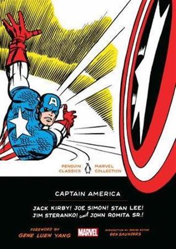Knjiga Captain America autora Jack Kirby izdana 2022 kao meki uvez dostupna u Knjižari Znanje.