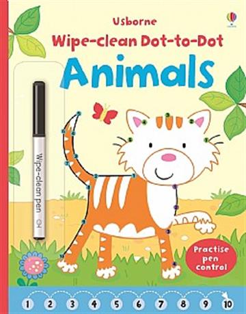 Knjiga Wipe Clean Dot-to-Dot Animals autora Usborne izdana 2015 kao meki uvez dostupna u Knjižari Znanje.