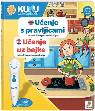 Knjiga Interaktivna knjiga Kuku - Učenje uz bajke autora KUKU izdana  kao tvrdi uvez dostupna u Knjižari Znanje.