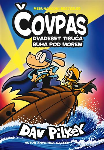 Knjiga Čovpas 11 – 20 000 buha pod morem autora Dav Pilkey izdana 2025 kao meki dostupna u Knjižari Znanje.