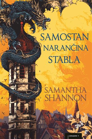Knjiga Samostan narančina stabla autora Samantha Shannon izdana 2023 kao meki uvez dostupna u Knjižari Znanje.