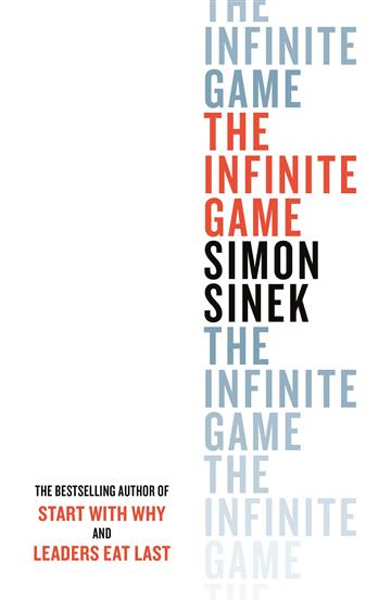 Knjiga Infinite Game autora Simon Sinek izdana 2020 kao meki uvez dostupna u Knjižari Znanje.