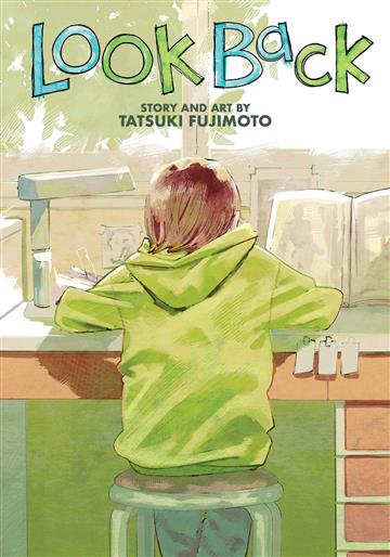 Knjiga Look Back autora Tatsuki Fujimoto izdana 2022 kao meki uvez dostupna u Knjižari Znanje.