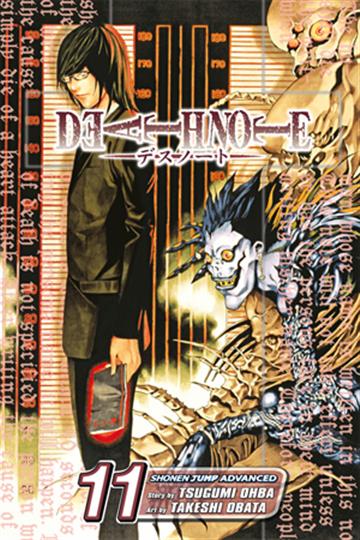 Knjiga Death Note, vol. 11 autora Tsugumi Ohba izdana 2008 kao meki uvez dostupna u Knjižari Znanje.