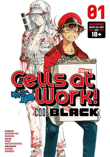 Knjiga Cells at Work! CODE BLACK, vol. 01 autora Shigemitsu Harada izdana 2019 kao meki uvez dostupna u Knjižari Znanje.