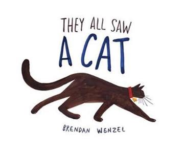 Knjiga They All Saw a Cat autora Brendan Wenzel izdana 2020 kao meki uvez dostupna u Knjižari Znanje.