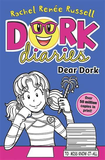 Knjiga Dork Diaries 05 Dear Dork autora Rachel Renee Russell izdana 2023 kao meki uvez dostupna u Knjižari Znanje.