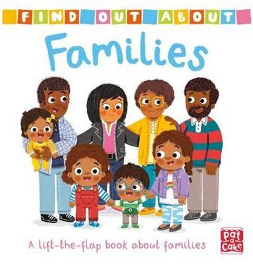 Knjiga Find Out About: Families : A lift-the-flap board book autora Pat-a-Cake izdana 2020 kao tvrdi uvez dostupna u Knjižari Znanje.