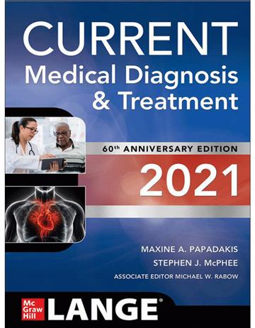 Knjiga IE CURRENT Medical Diagnosis and Treatment 2021, 60e autora Maxine A. Papadakis izdana 2021 kao  dostupna u Knjižari Znanje.