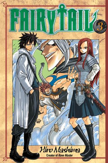 Knjiga Fairy Tail, vol. 03 autora Hiro Mashima izdana 2012 kao meki uvez dostupna u Knjižari Znanje.