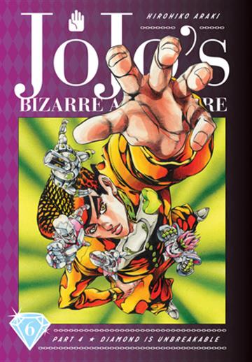 Knjiga JoJo’s Bizarre Adventure: Part 4 - Diamond Is Unbreakable, vol. 06 autora Hirohiko Araki izdana 2020 kao tvrdi uvez dostupna u Knjižari Znanje.