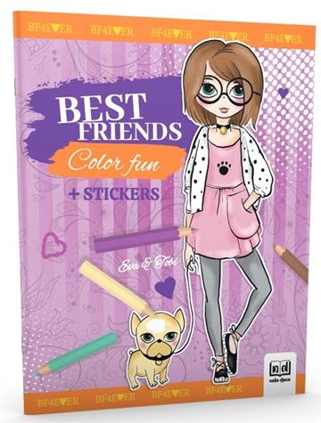 Knjiga Best friends color fun - Eva & Tobi autora  izdana 2024 kao meki uvez dostupna u Knjižari Znanje.