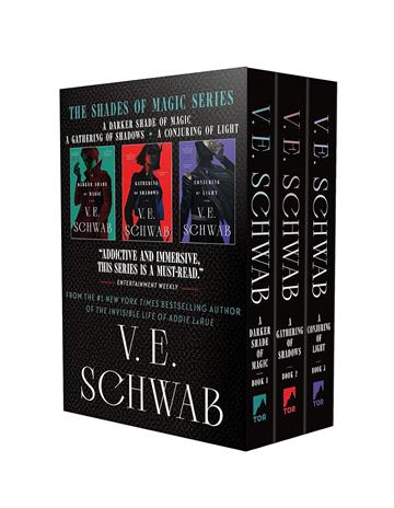 Knjiga A Darker Shade of Magic autora V. E. Schwab izdana 2023 kao meki uvez dostupna u Knjižari Znanje.