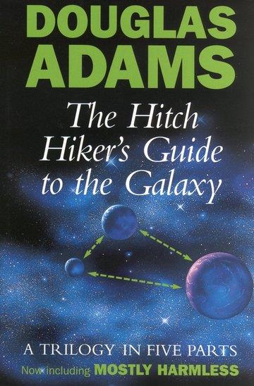 Knjiga The Hitch Hiker's Guide to the Galaxy: A Trilogy in Five Parts autora Douglas Adams izdana 1997 kao tvrdi uvez dostupna u Knjižari Znanje.