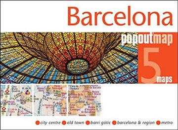 Knjiga Barcelona Popout Map autora  izdana 2017 kao meki uvez dostupna u Knjižari Znanje.